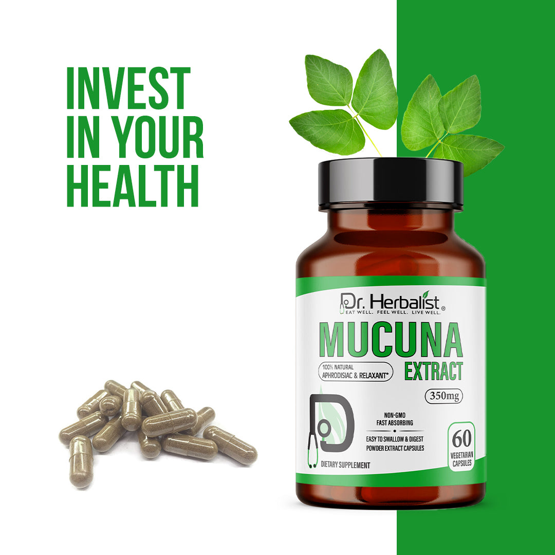 DR. HERBALIST Mucuna Extract 350mg 60 Capsules