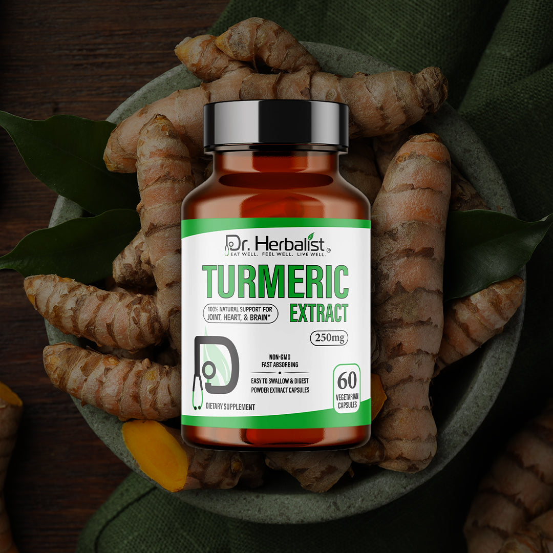 DR. HERBALIST Turmeric Extract 250mg 60 Capsules