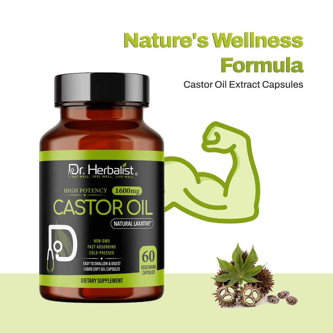 Dr. Herbalist Castor Oil 1600mg