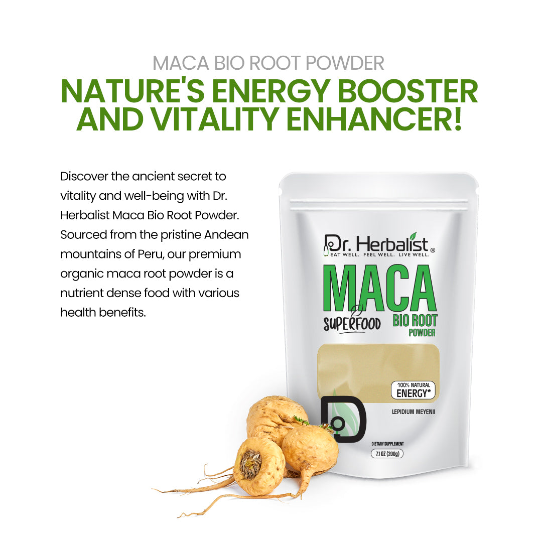 DR. HERBALIST Maca Bio Root Powder 200g