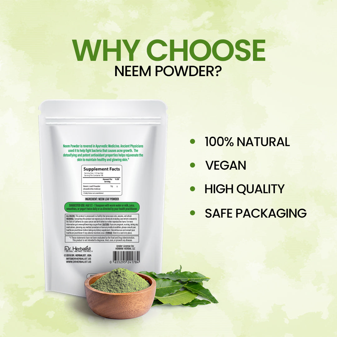 DR. HERBALIST Neem Powder 200g