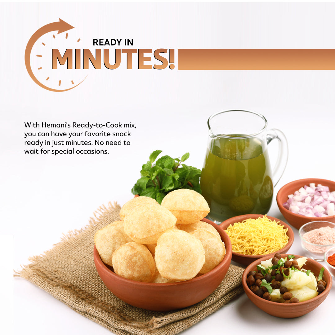 HEMANI Pani Puri Coins with Masala 400g