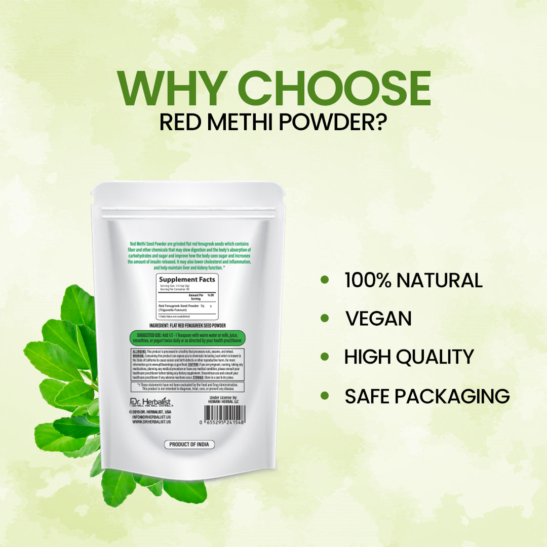 DR. HERBALIST Red Methi Powder 200g