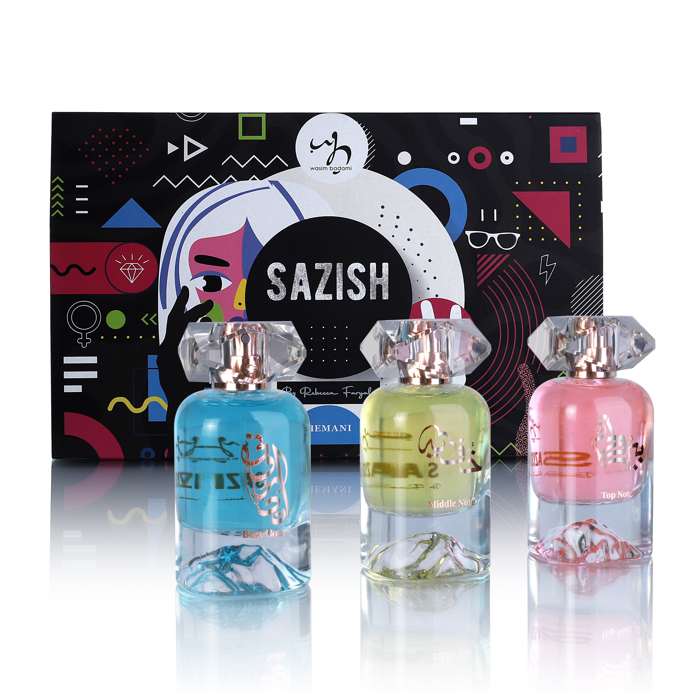 WB HEMANI Sazish Rebecca Faryal Perfume Set 150mL