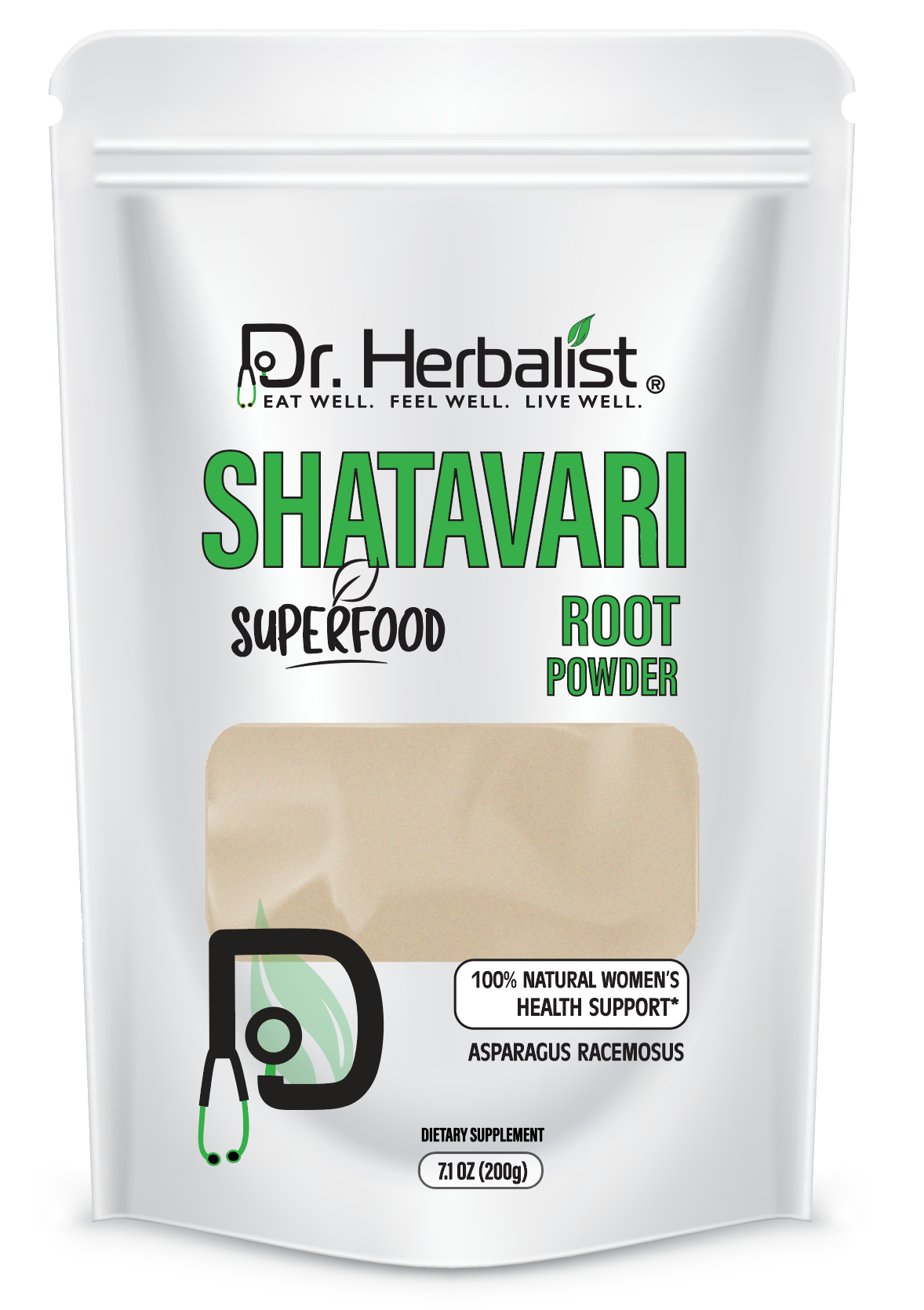 DR. HERBALIST Shatavari Powder 200g