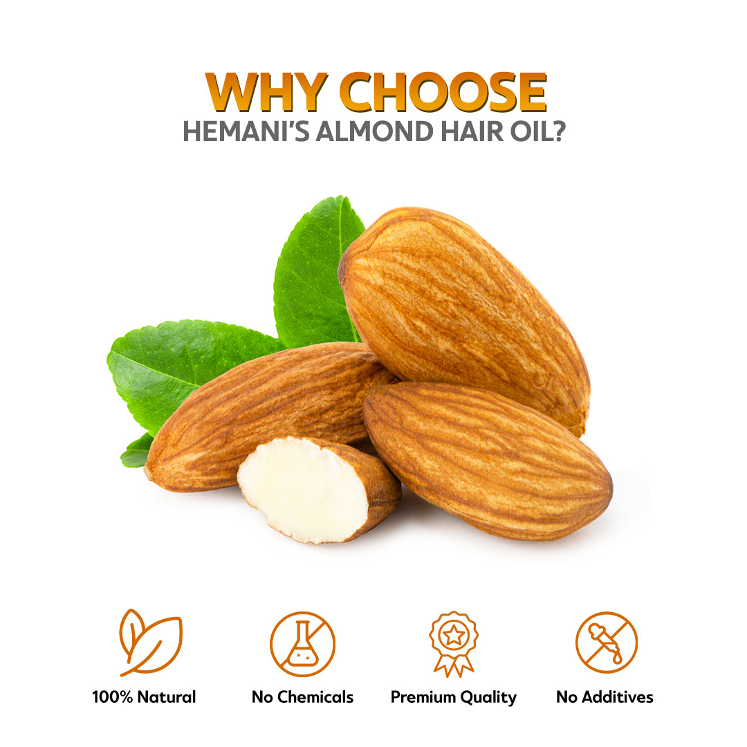 HEMANI Hair Oil Almond 200mL