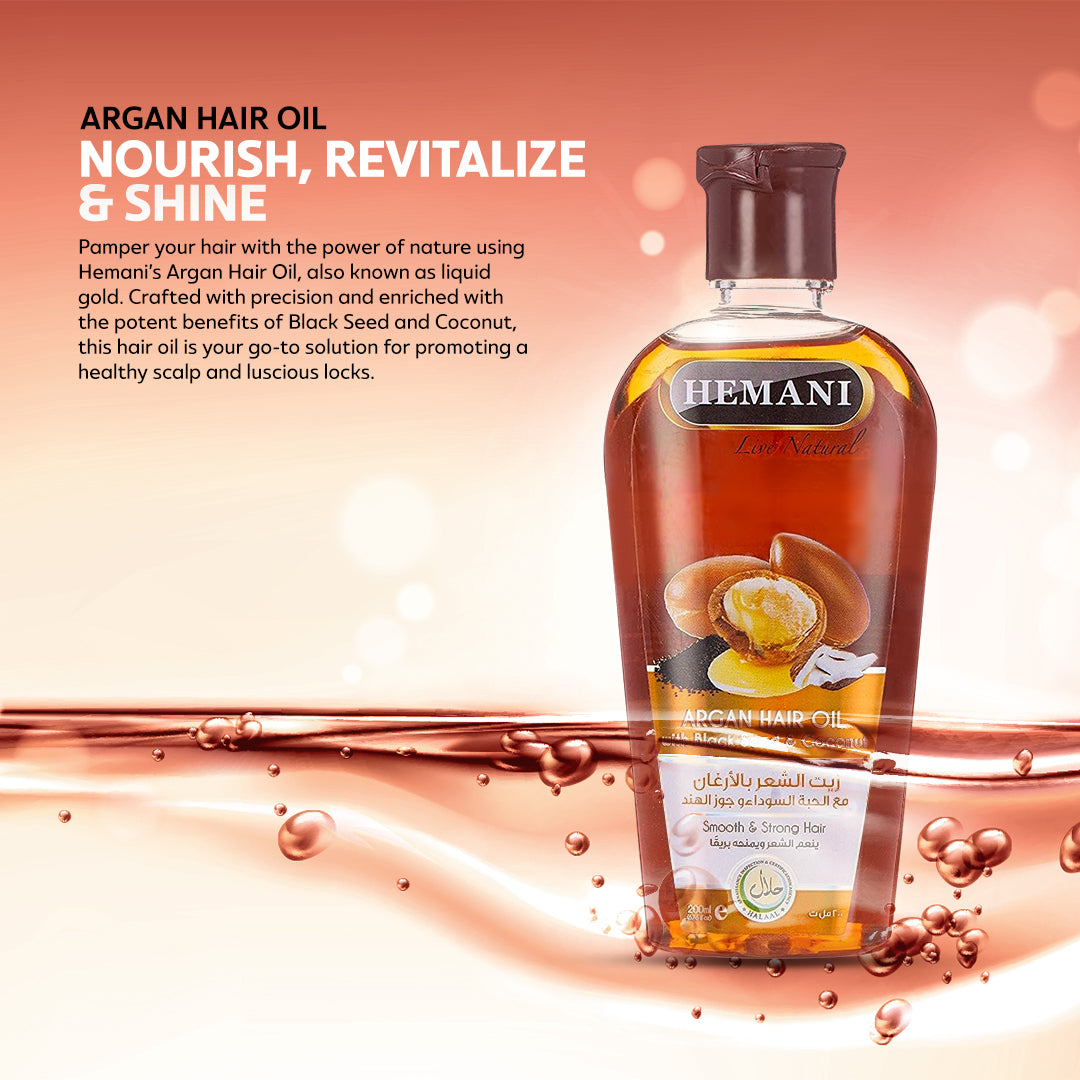 HEMANI Hair Oil Argan 200mL