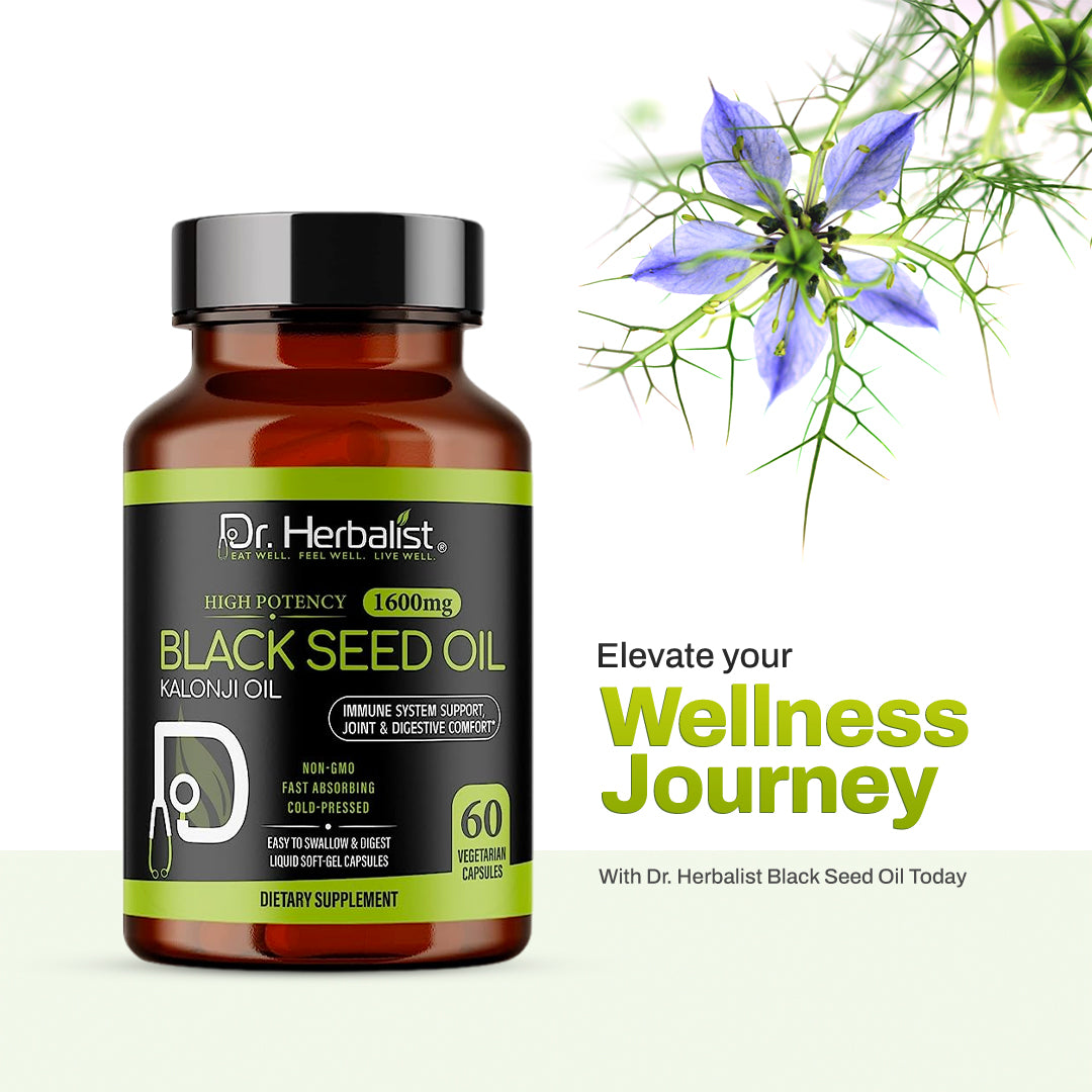 DR. HERBALIST Blackseed Oil 60 Capsule 1600mg