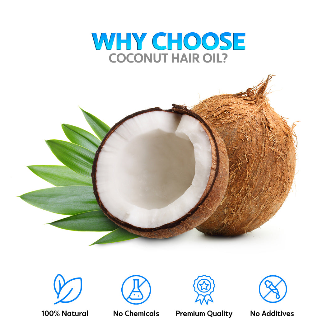 HEMANI Coconut Hair Oil Blue 500mL