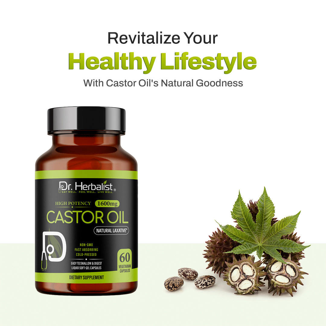 Dr. Herbalist Castor Oil 1600mg