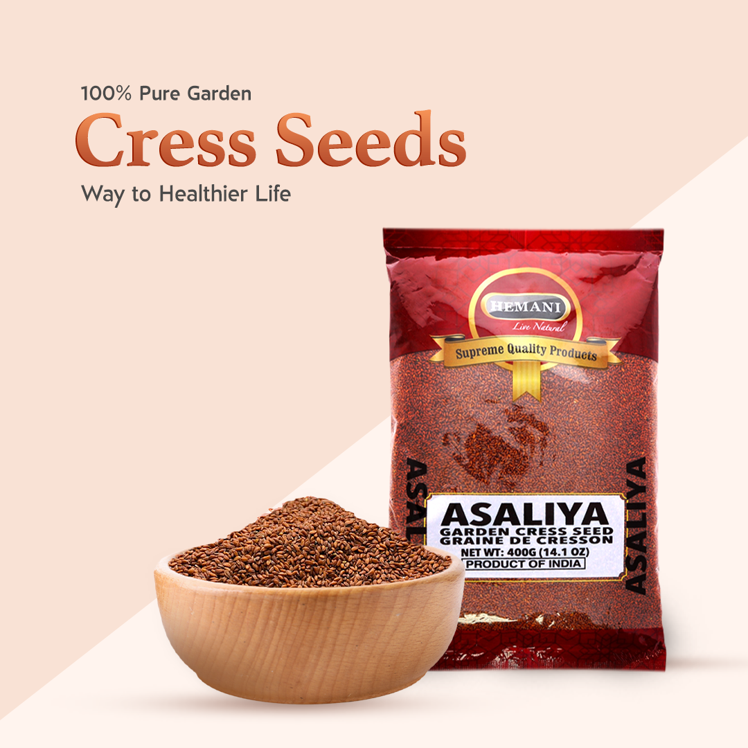 HEMANI 100% Pure Garden Cress Seeds 200g