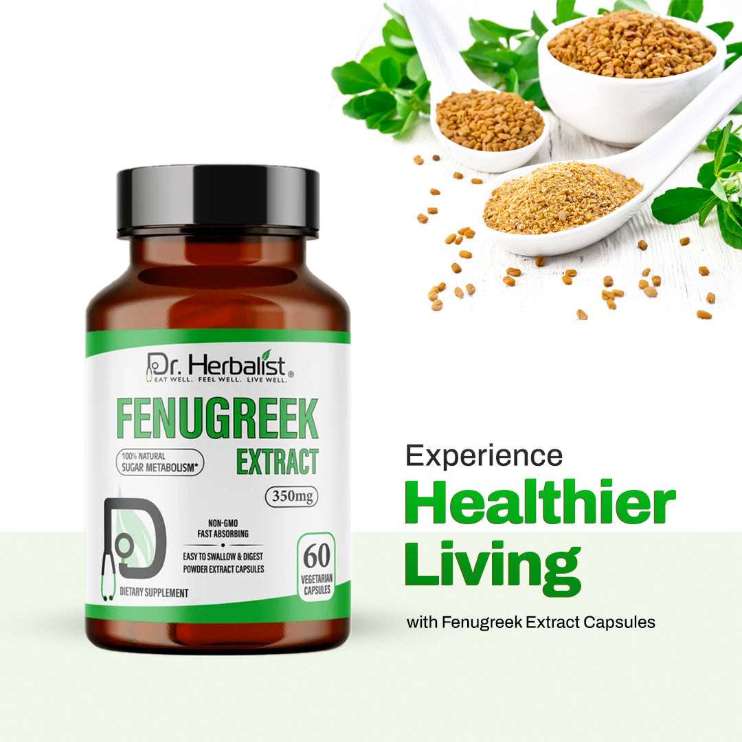 DR. HERBALIST Fenugreek Extract 350mg 60 Capsules