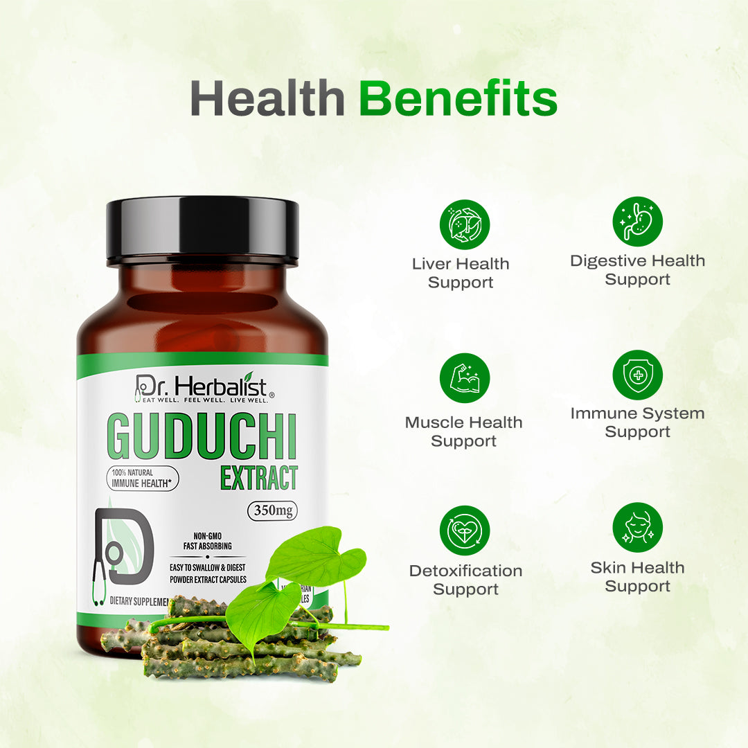 DR. HERBALIST Guduchi Extract 350mg 60 Capsules