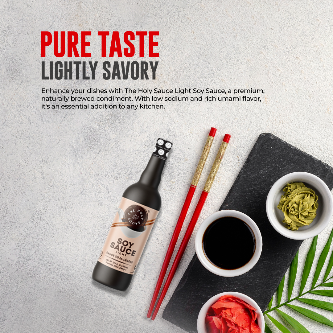 HOLY SAUCE Light Soy 820g