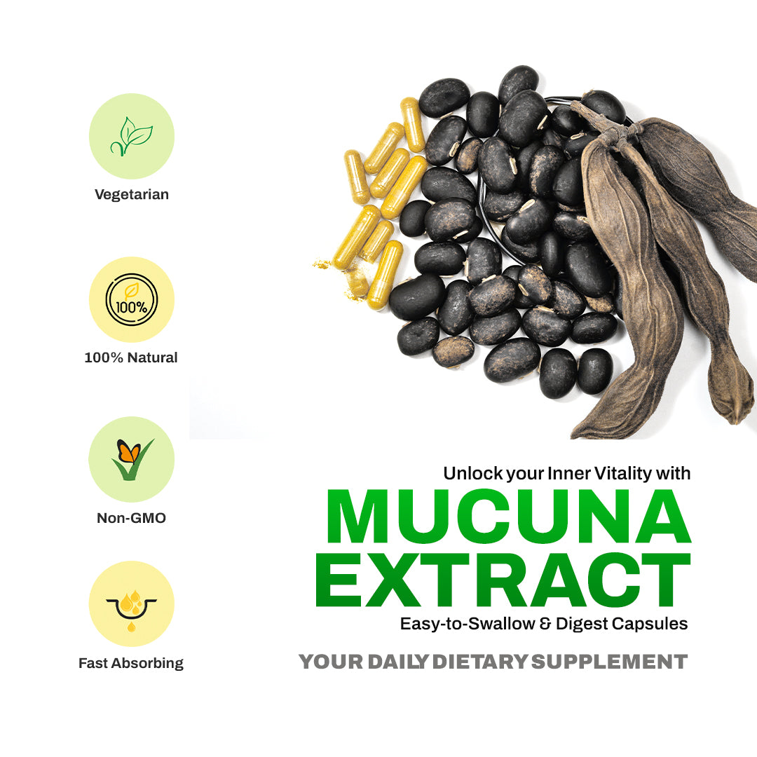 DR. HERBALIST Mucuna Extract 350mg 60 Capsules