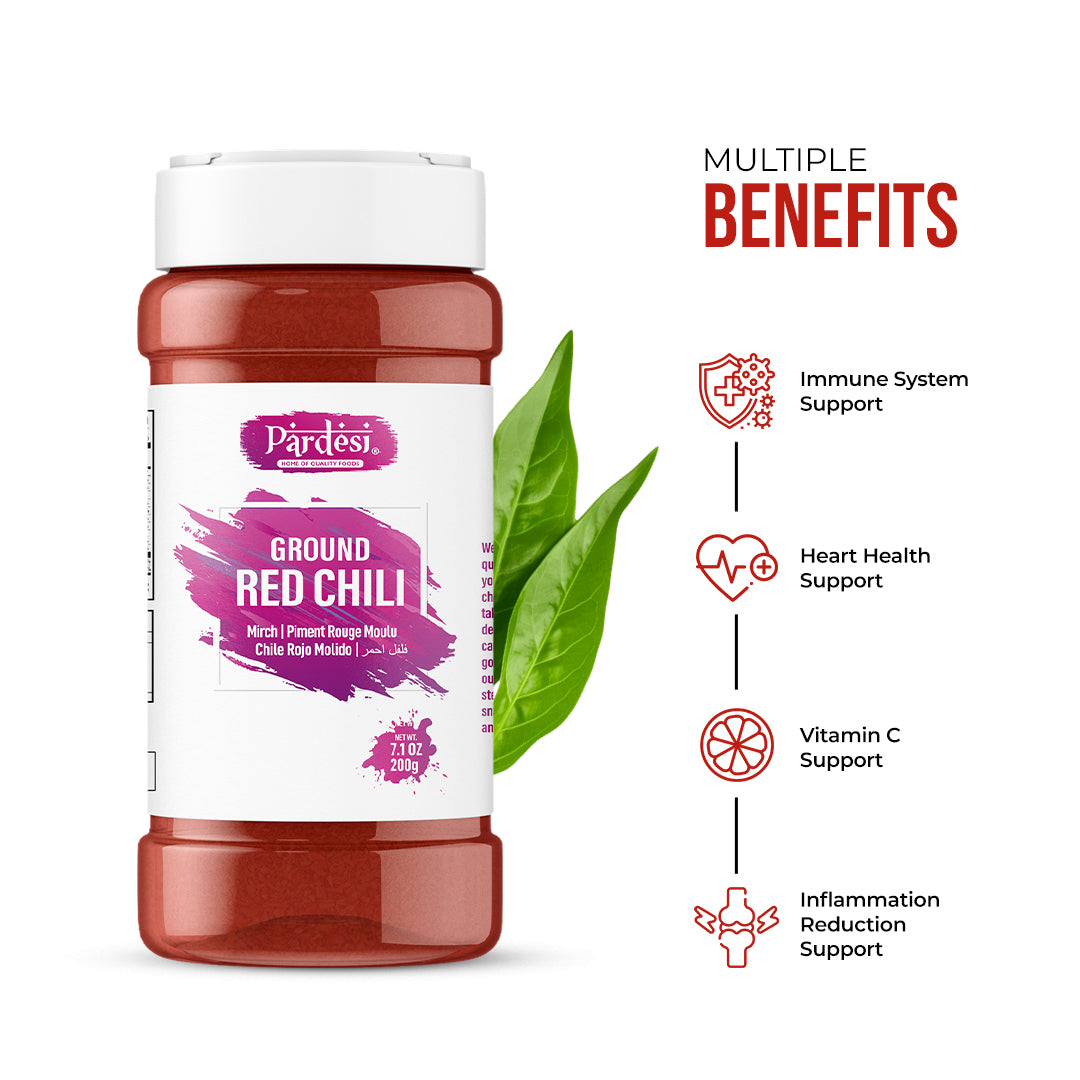 PARDESI Ground Red Chili 200g Jar