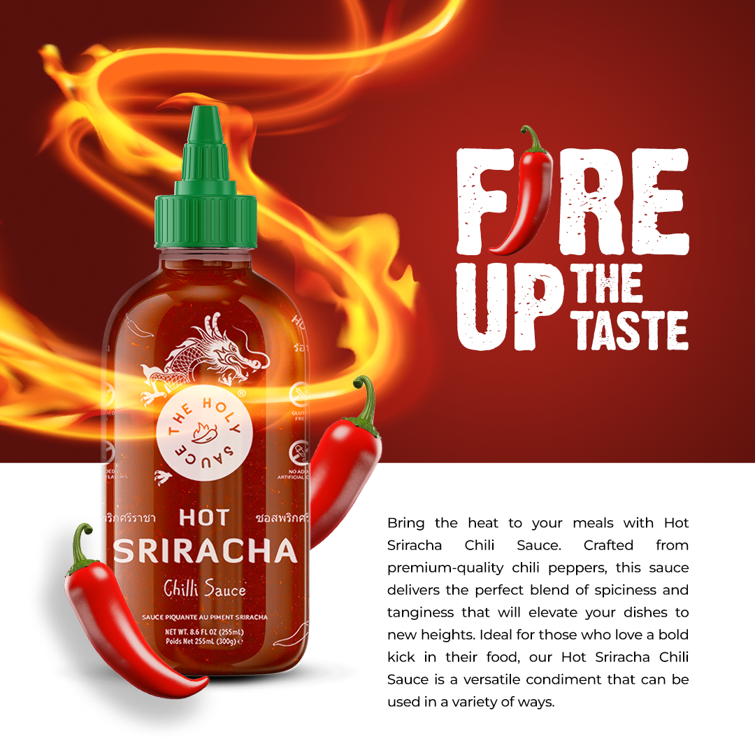 HOLY SAUCE Sriracha Chili Hot 300g