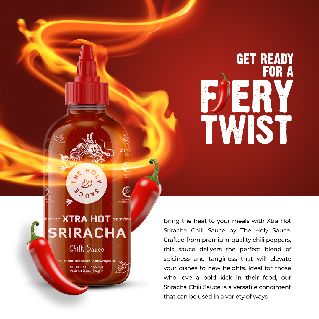 HOLY SAUCE Sriracha Chili Extra Hot 300g