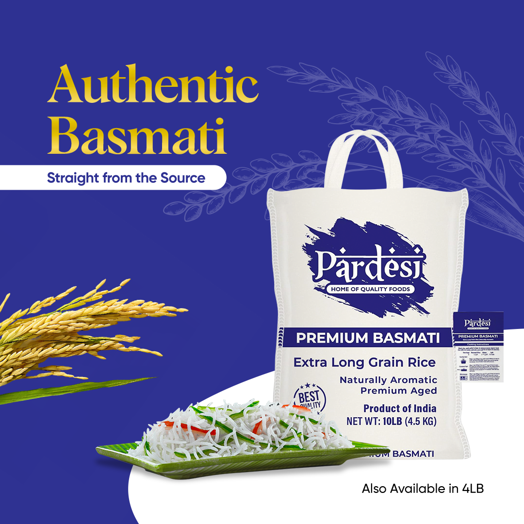 PARDESI Extra Long Basmati Rice 10LB