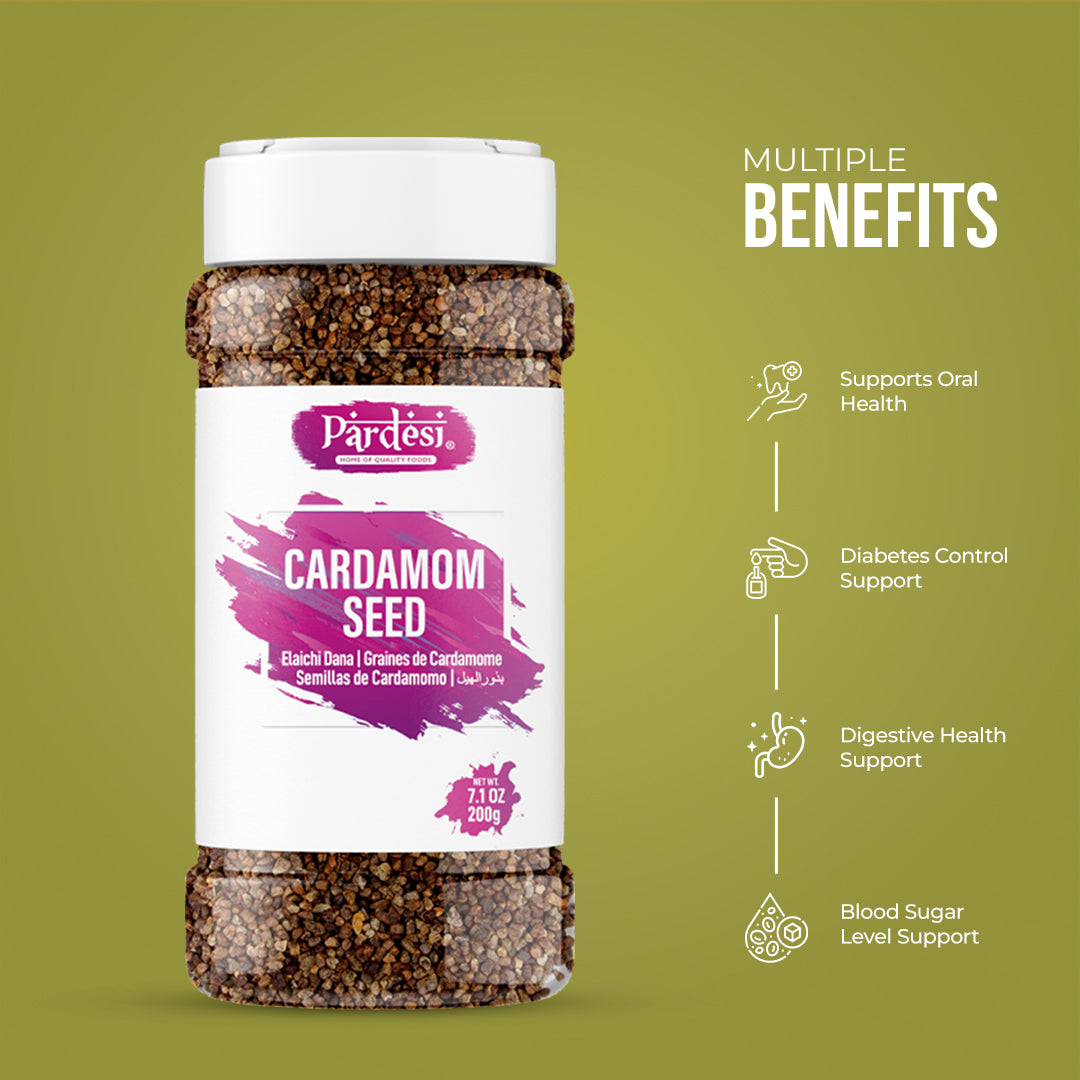 PARDESI Cardamom Seed  250g Jar