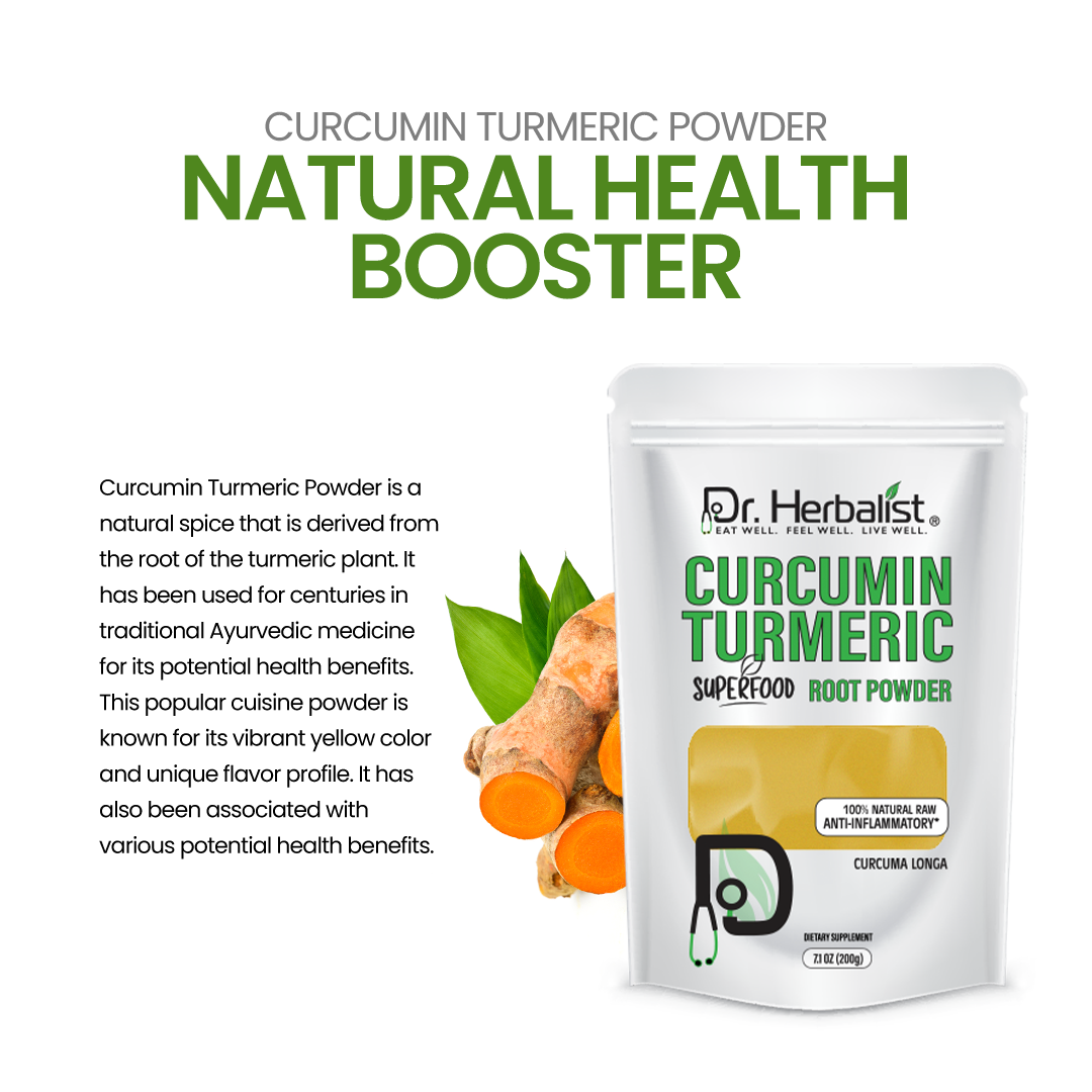 DR. HERBALIST Curcumin Turmeric Powder 200g