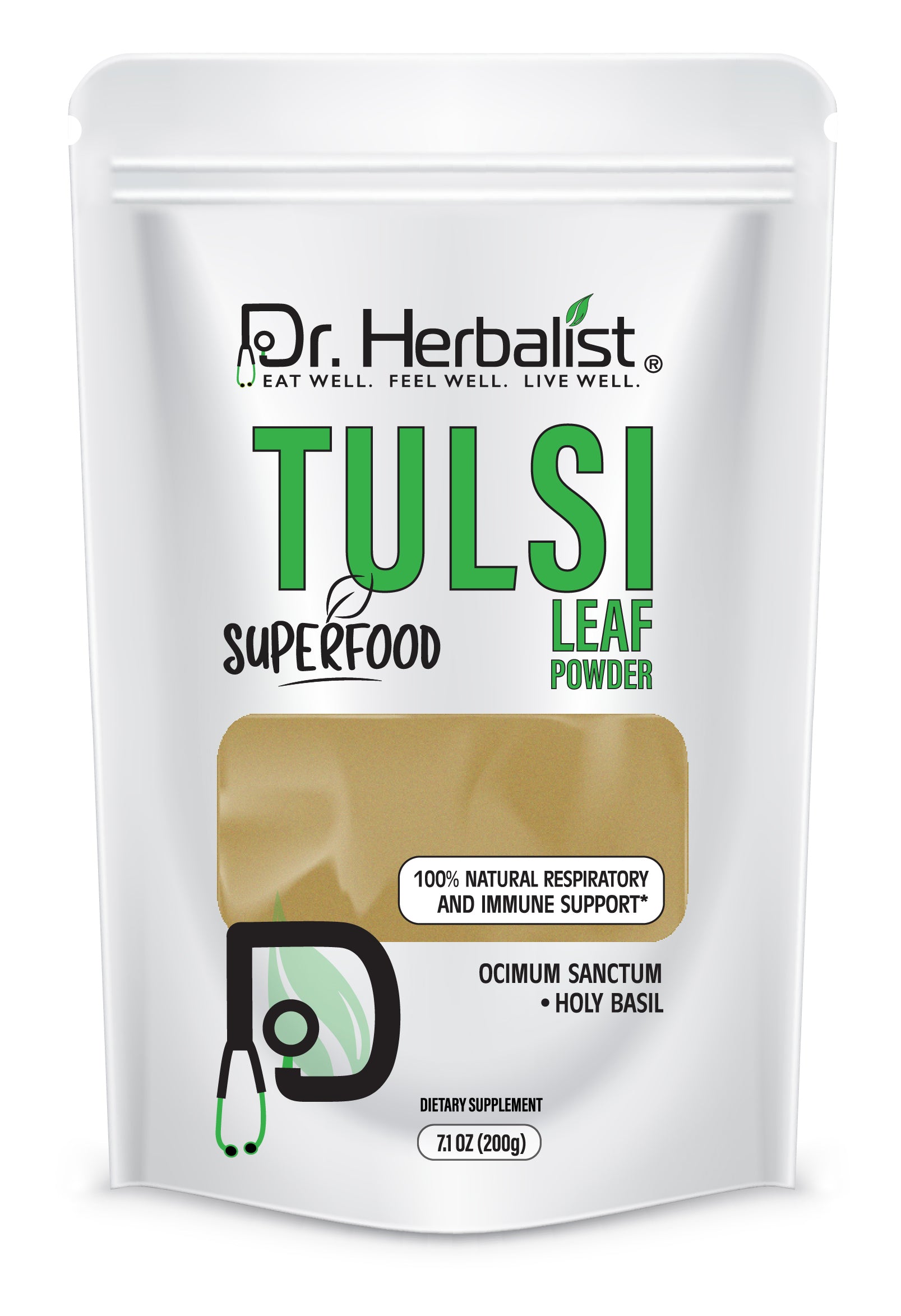 DR. HERBALIST Tulsi Powder 200g