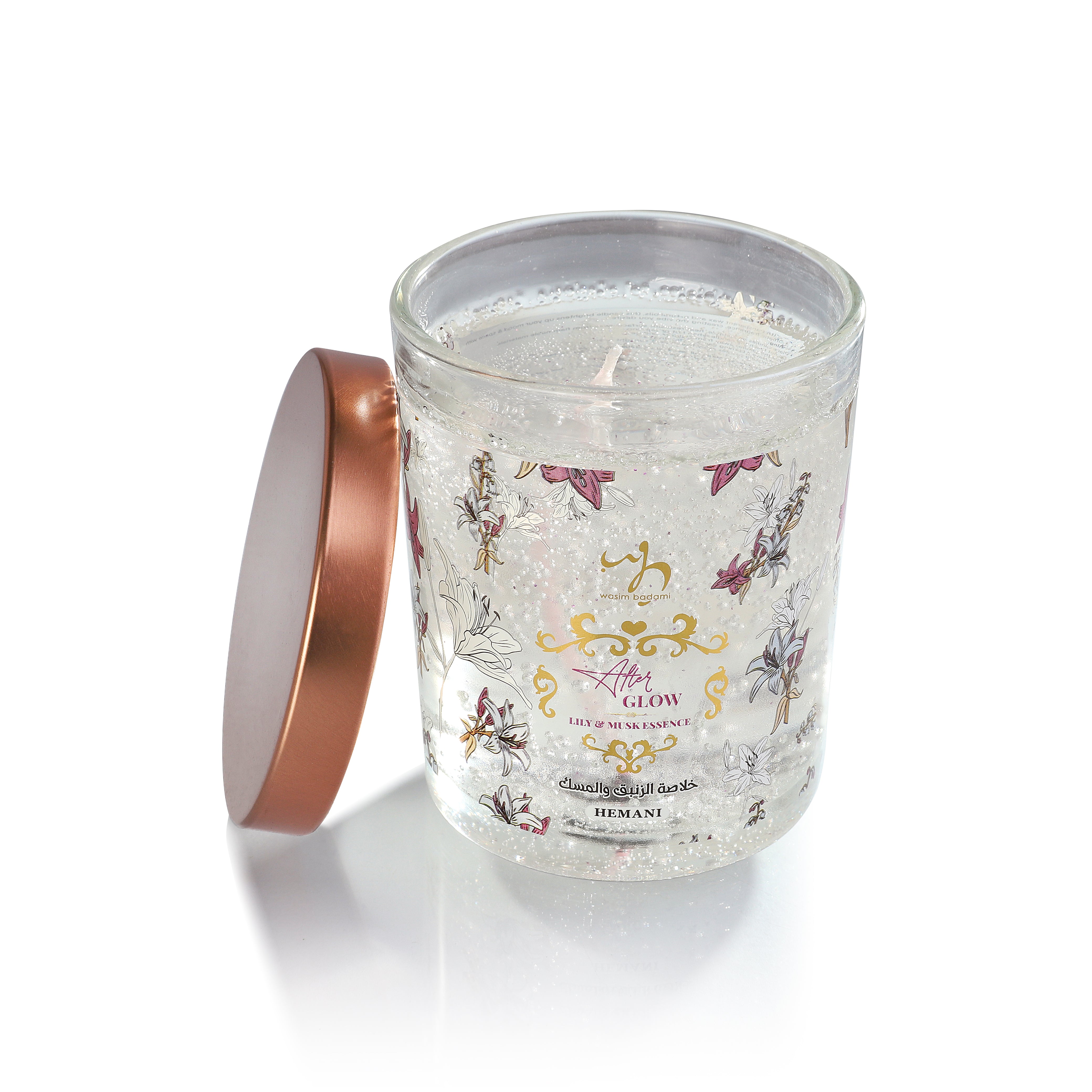 HEMANI Candle After Glow - Lily & Musk Essence