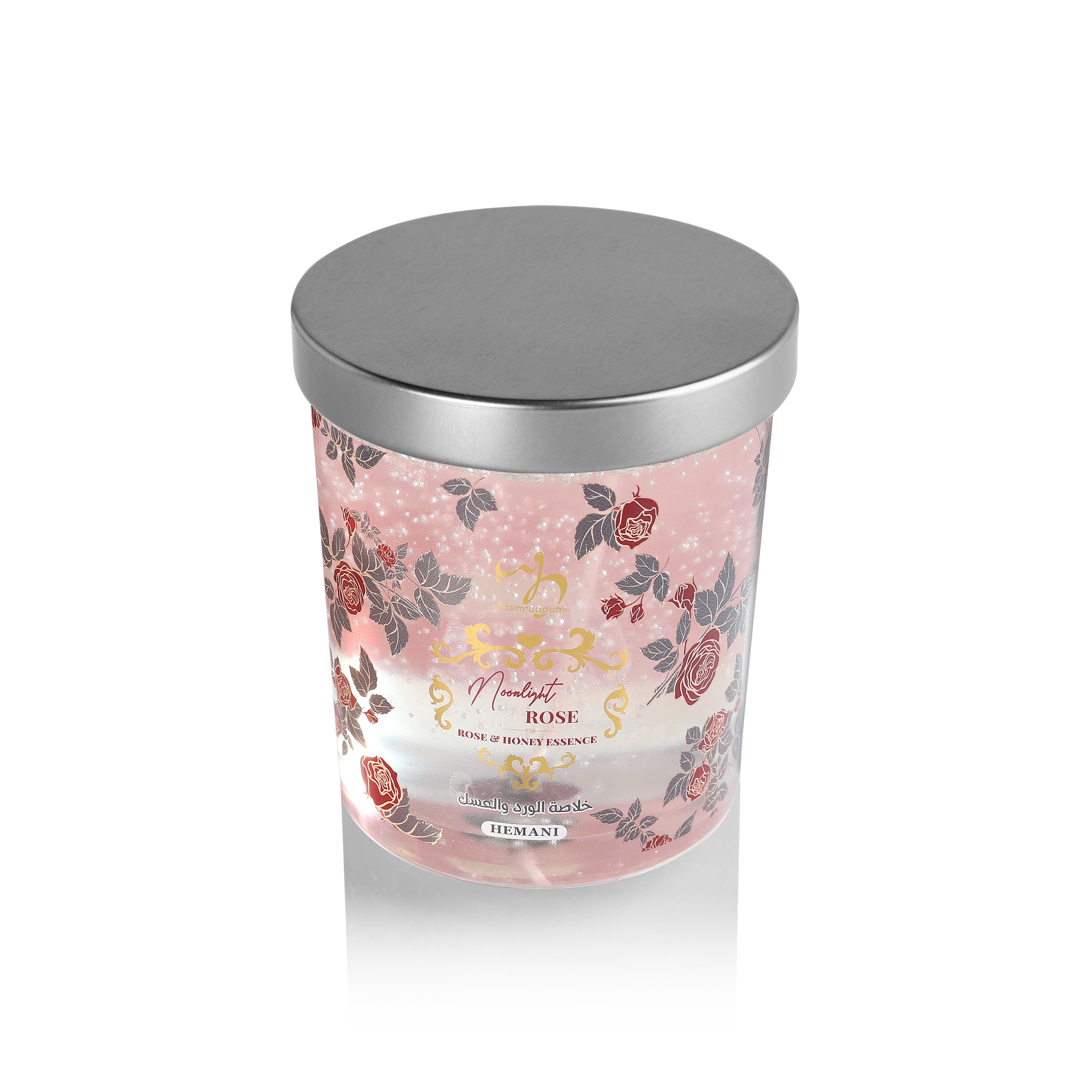 HEMANI Candle Moonlight Rose - Rose & Honey Essence