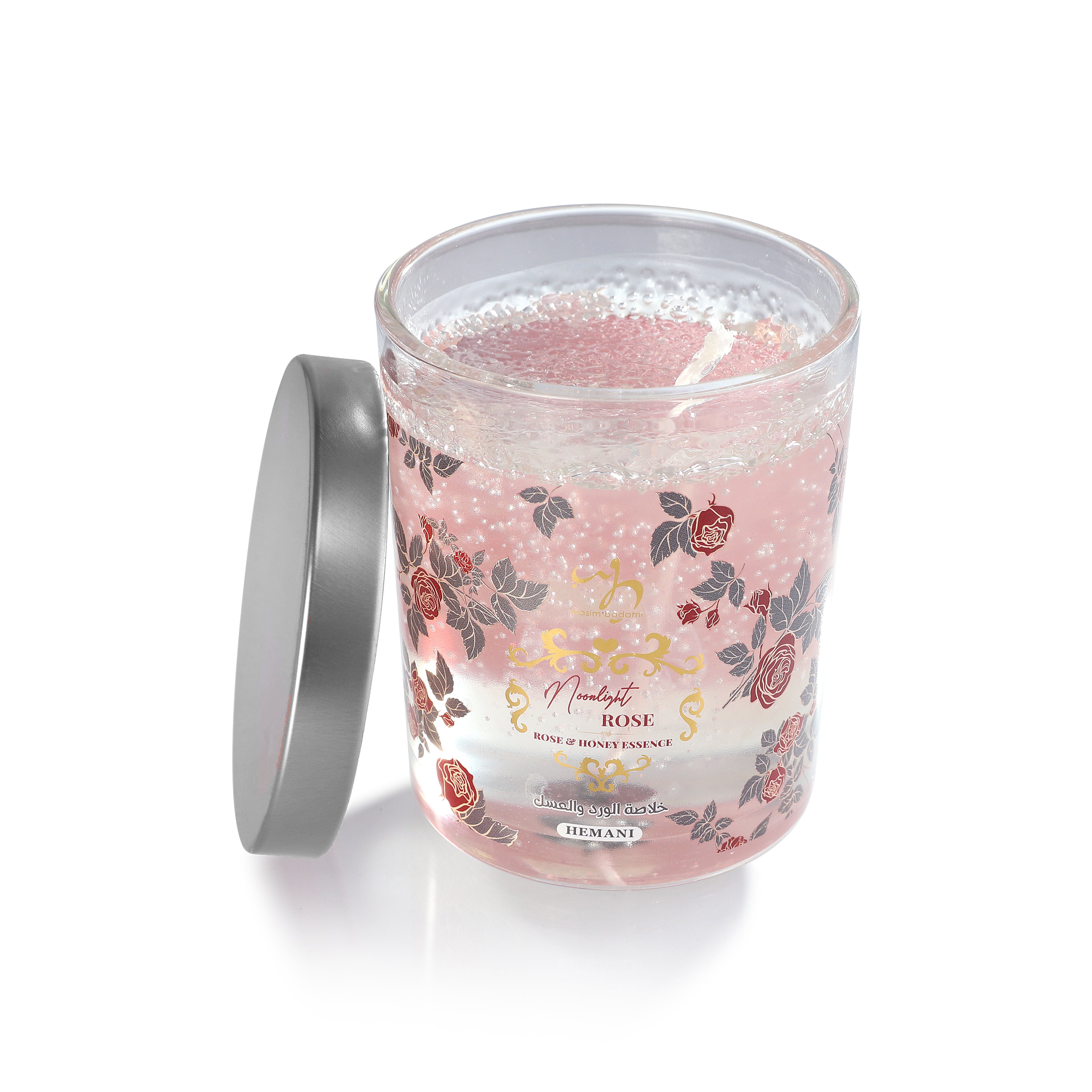 HEMANI Candle Moonlight Rose - Rose & Honey Essence