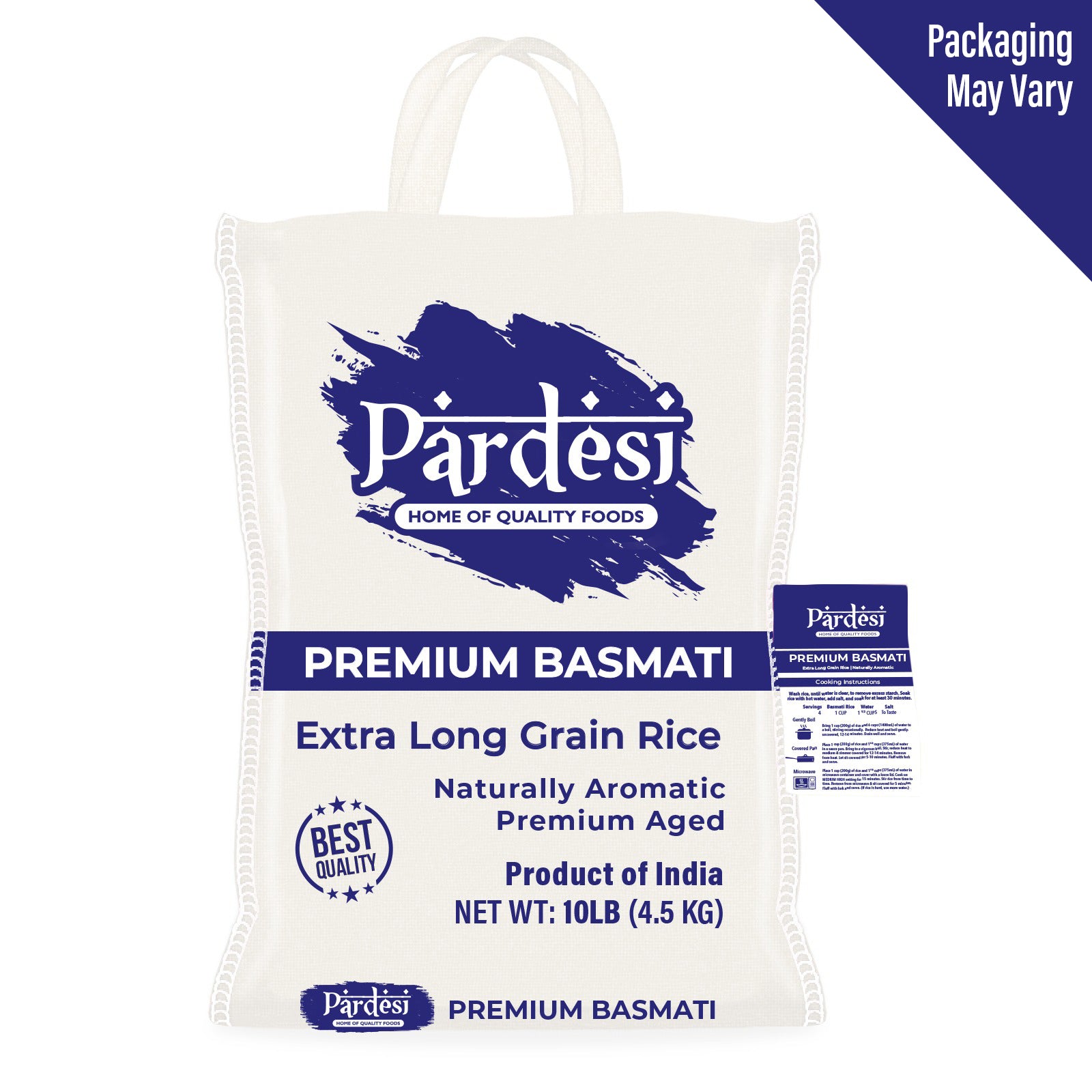 PARDESI Extra Long Basmati Rice 10LB