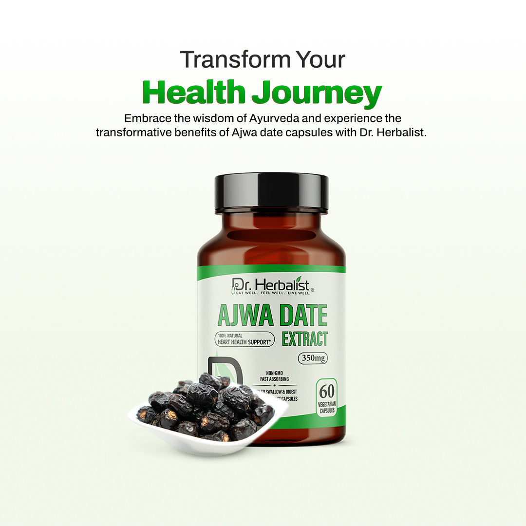 DR. HERBALIST Ajwa Date 350mg 60 Capsules