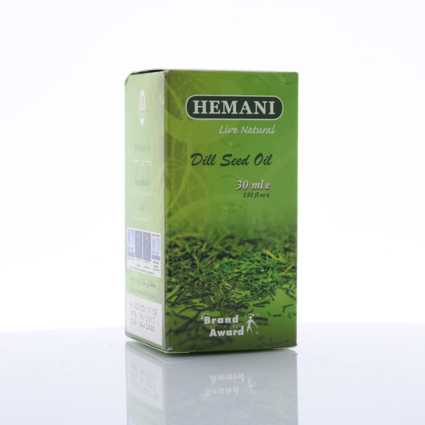 Hemani Dill Seed Oil 30ml - Anethum Graveolens - Natural Wellness, Skin Radiance, Hair Strength & Daily Self-Care Essential.