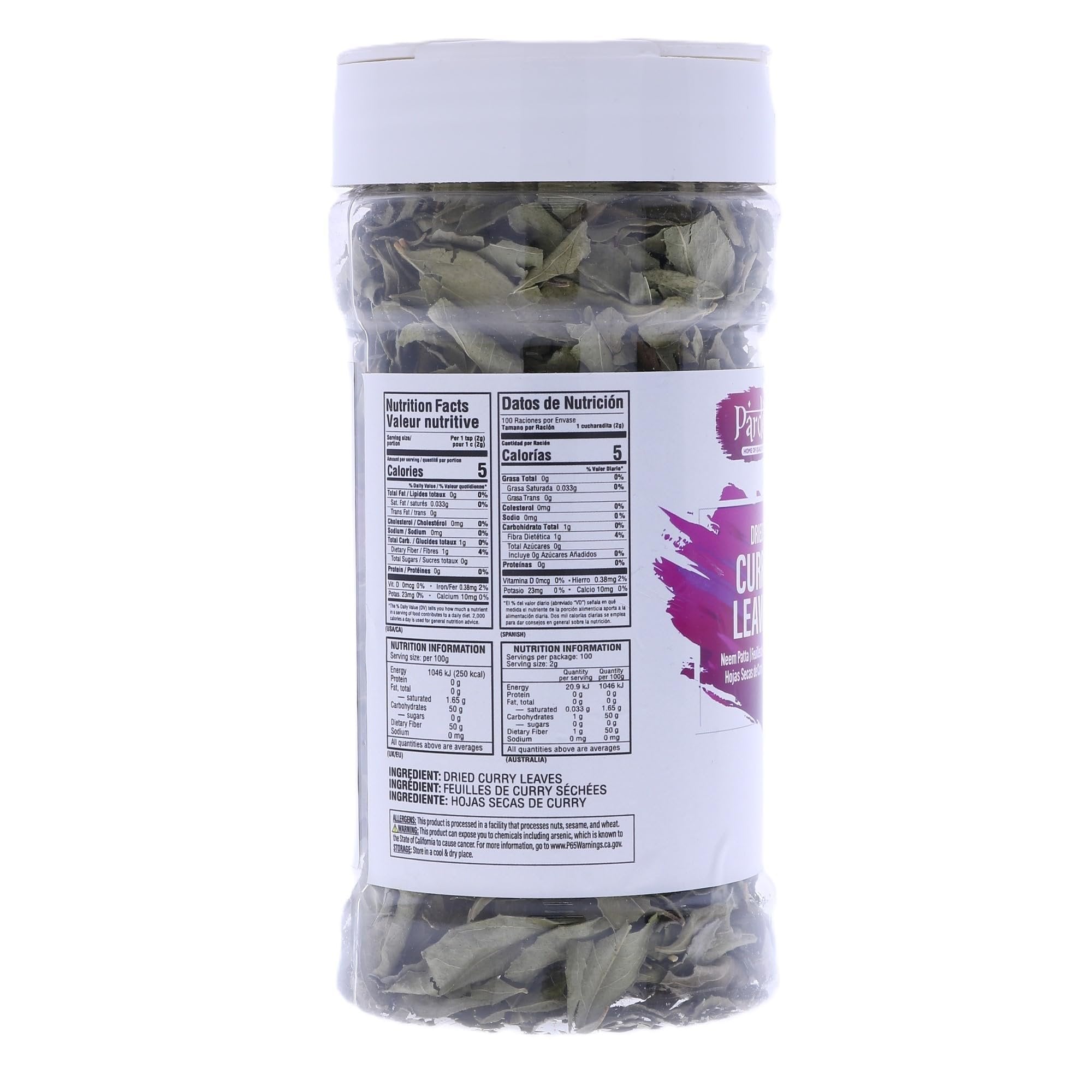 Pardesi Curry Leaves 20g - Fresh, Aromatic & Premium Quality - Non-GMO, Vegan, Gluten-Free - Authentic Indian Spice - Hygienically Packed for Freshness & Convenience