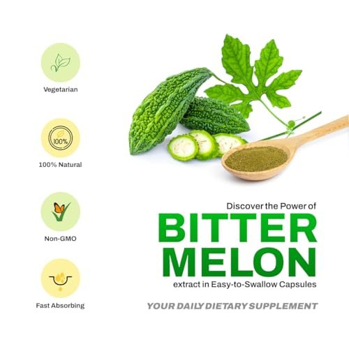 Dr. HERBALIST Bitter Melon Extract Capsules - 400mg, 60 Count | Boosts Immunity, Energy & Vitality | Supports Digestion & Blood Sugar Levels. (Equivalent to 4000mg Bitter Melon Powder)