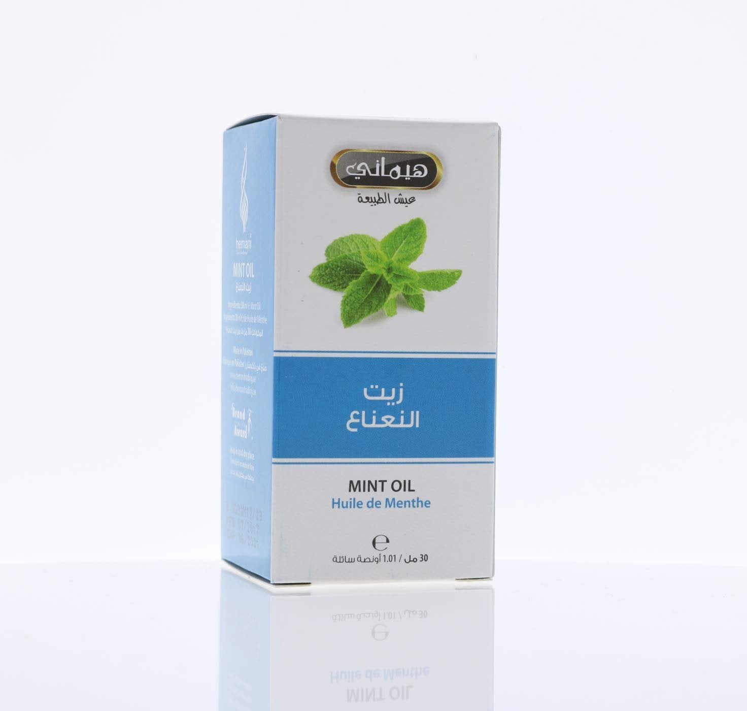 Hemani Mint Oil Mentha arvensis, Aceite de Menta 30ml | Refreshing Essential Oil for Aromatherapy, Skincare & Wellness