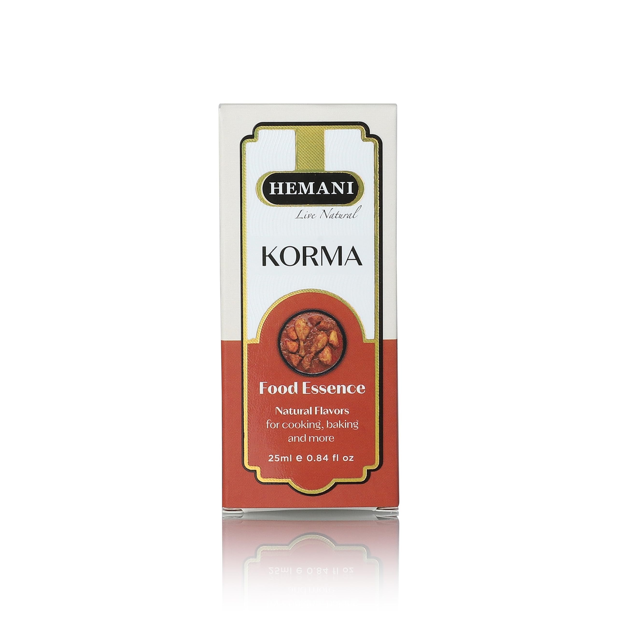 Hemani Korma Food Essence 25 ml - Halal, Natural, and Concentrated Korma Flavor for Indian Recipes, Cooking, and Baking - Perfect for Chicken Korma, Lamb Korma, and Vegetable Korma