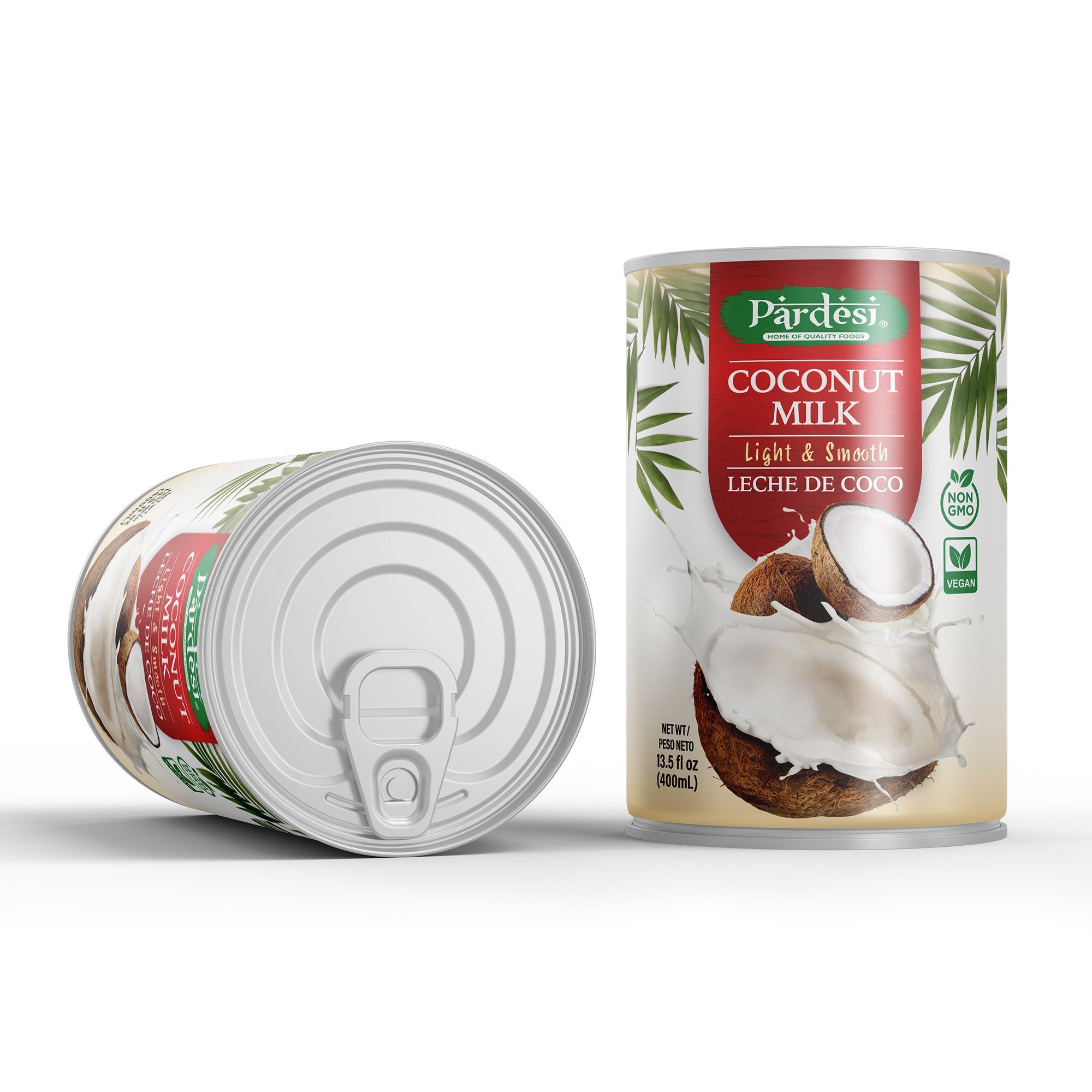 Pardesi Coconut Milk, 400ml Pack of 6 | Premium Quality, Vegan Friendly | Creamy Texture & Tropical Flavor | Perfect for Curries, Soups, Stews, Desserts, Smoothies & Marinades | Low-Lactose Alternative | Derived from Mature Coconut Meat | Thailand Origin.