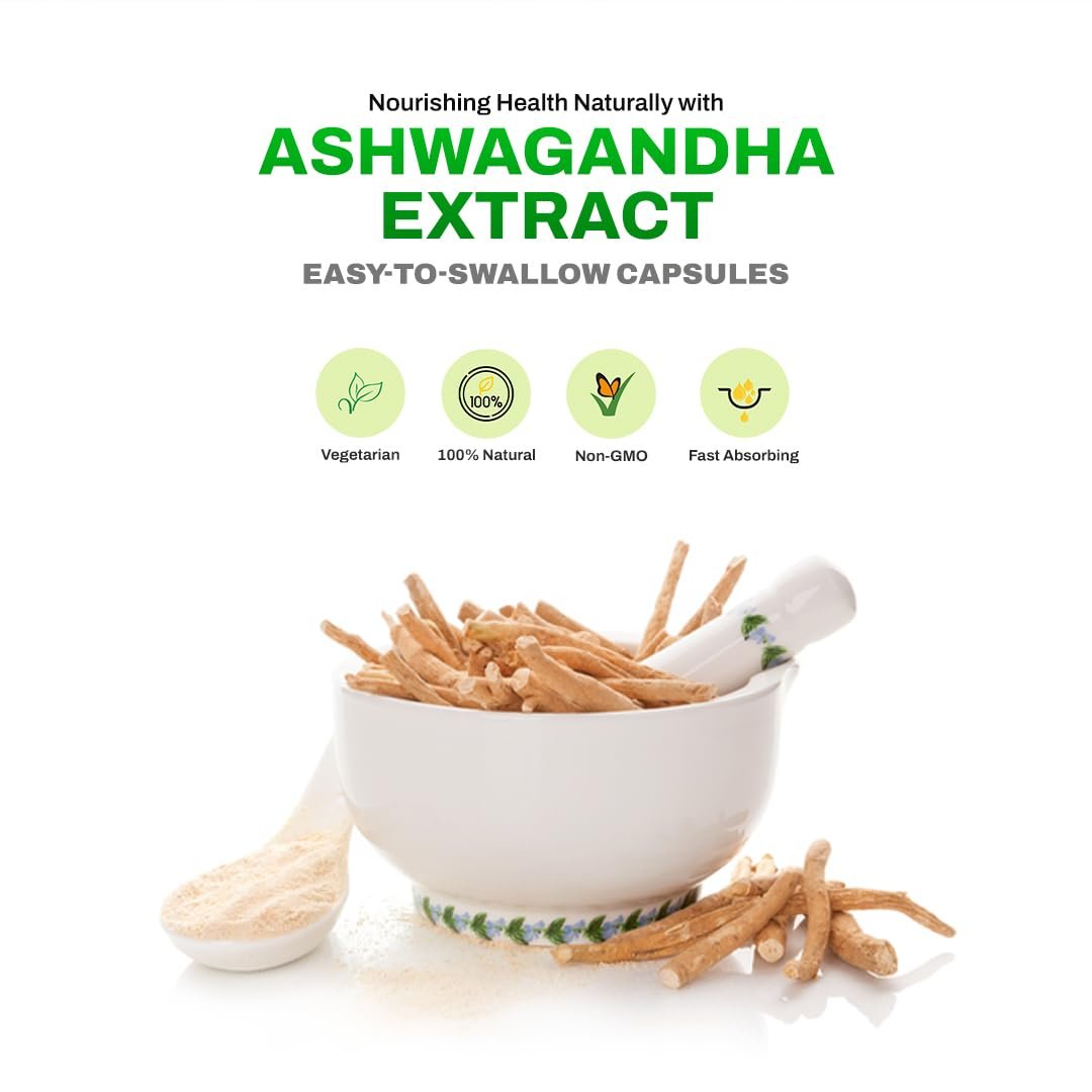 Dr. HERBALIST Ashwagandha Extract 450mg, 60 Capsules - Premium Quality, Plant-Based Supplement for Wellness & Balance | Vegan-Friendly, Gluten-Free & Non-GMO.