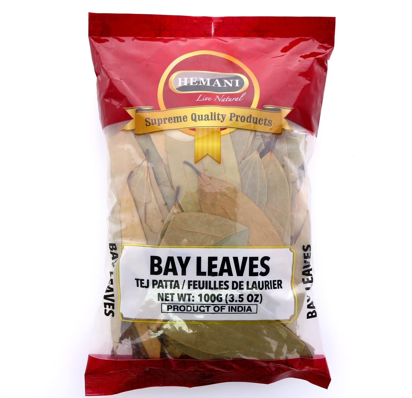 Hemani Tejpatta (Bay Leaves) 100g - Pure, Natural & Chemical-Free Spice for Indian Recipes & Herbal Remedies