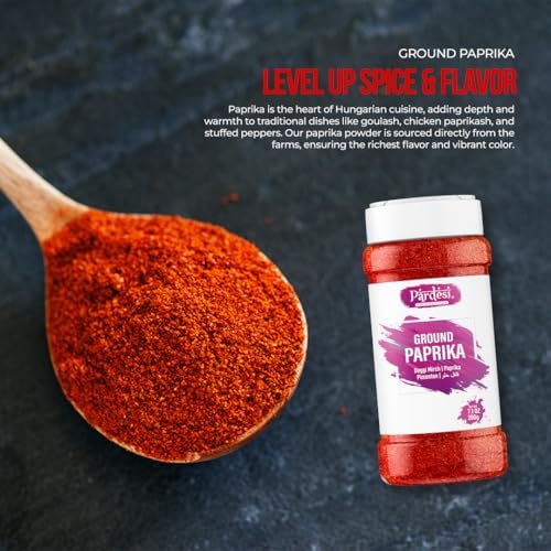 Pardesi Paprika Powder 200 g Ground - Authentic Indian Spice Sensation - Smoky Flavor Fusion , Rich & Warm - Perfect for Tandoori Chicken, Biryani, Curries, Goulash, Roasted Vegetables & Global Recipes.