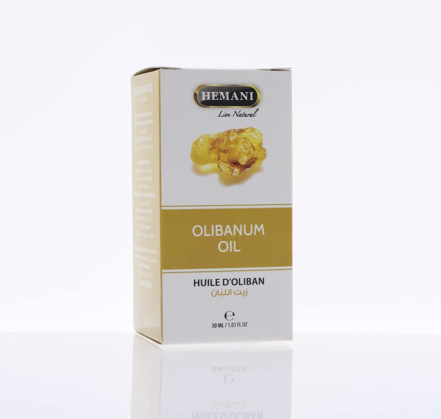 Hemani Olibanum Oil (Boswellia Serrata) 30ml - Premium Frankincense Essential Oil for Relaxation, Calming and Soothing Experience, Promotes Inner Peace and Wellness.