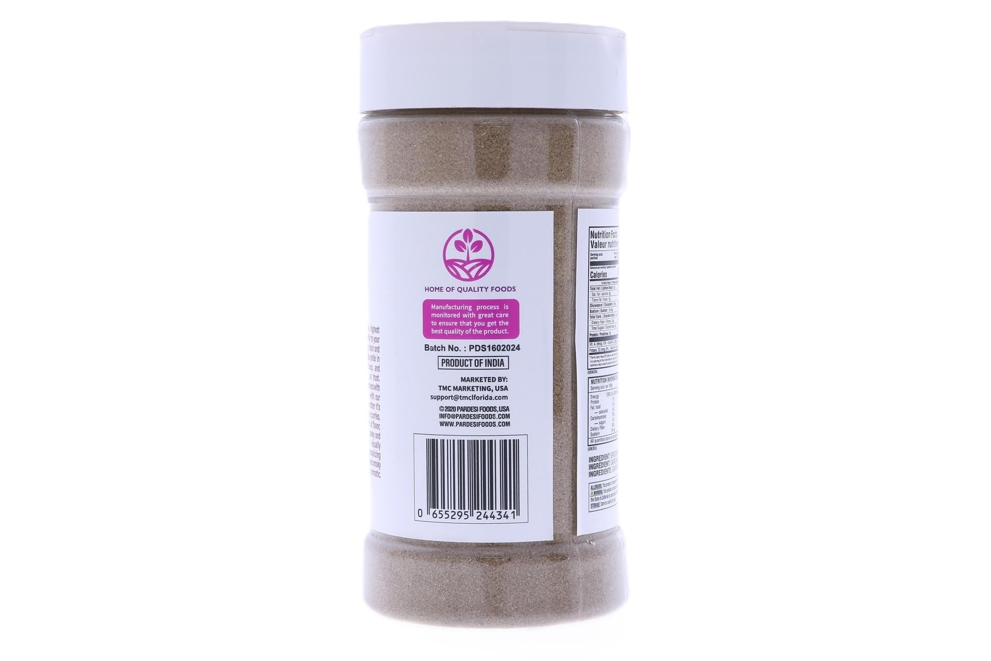 Pardesi Black Cardamom Powder 200g - Hill Cardamom, Brown Cardamom, Badi Elaichi, | Authentic Indian Spice Blend | Vegan, Gluten-Free | Perfect for Curries, Stews, Soups, Chutneys & Desserts | Premium Quality.