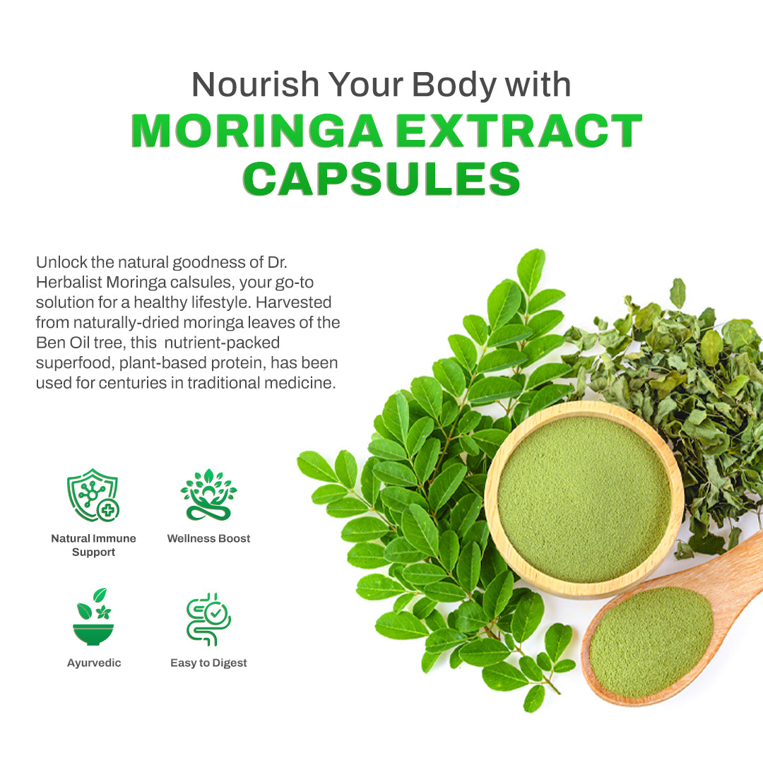 DR. HERBALIST Moringa Extract 300mg 60 Capsules