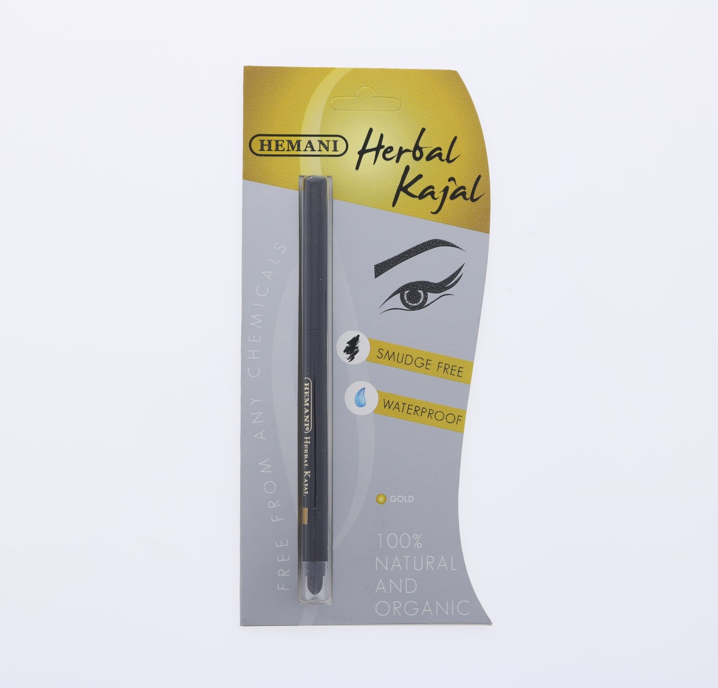 HEMANI Herbal Kajal (Eyeliner) (Black)