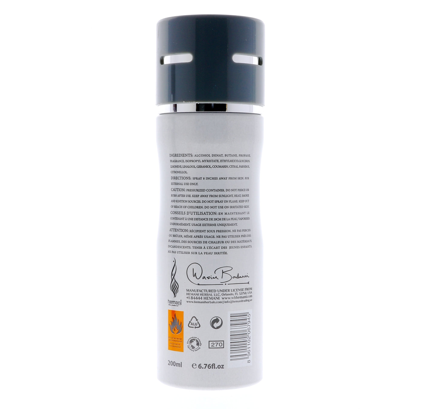 WB HEMANI Deodorant Spray Alpha Sport 200mL