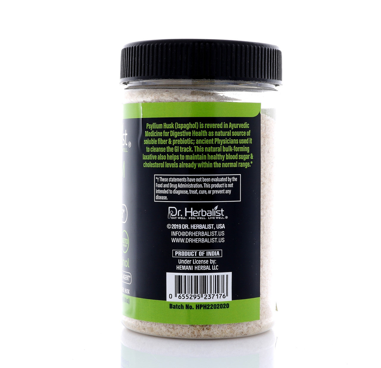 DR. HERBALIST Psyllium Husk 135g