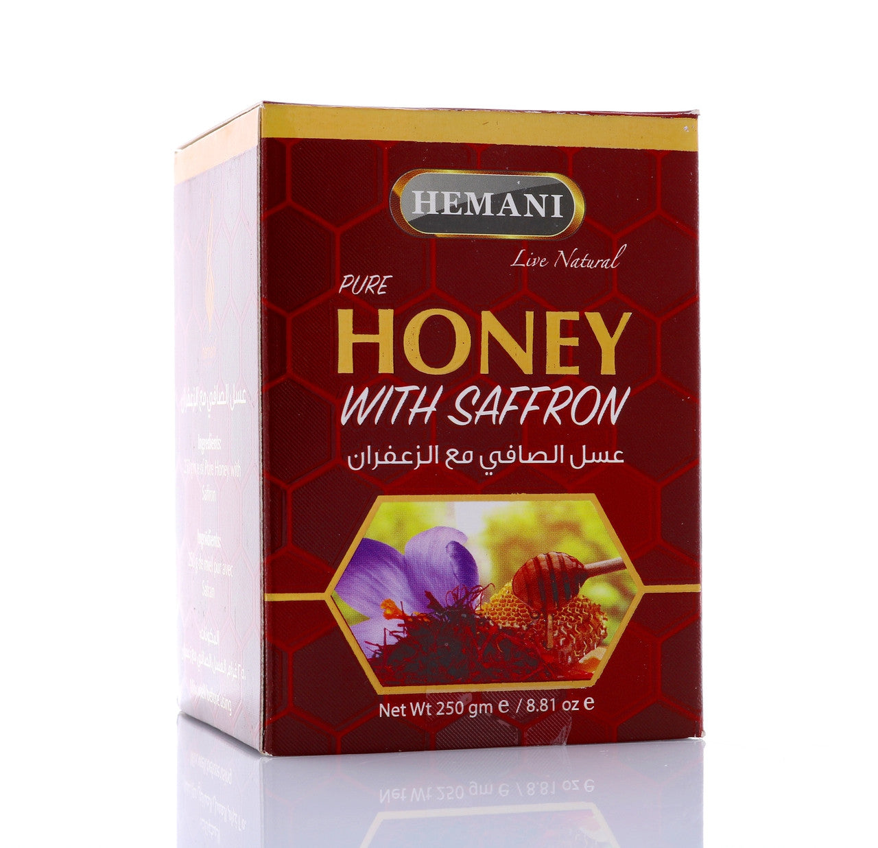 HEMANI Pure Honey with Saffron 250g