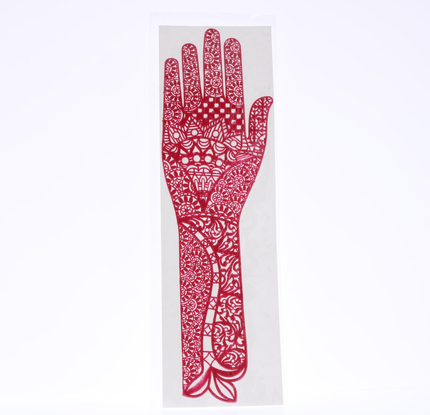 GENERIC Long Henna Stencil for Hands I DIY I Tattoo Stencil I Easy to use I Design 1