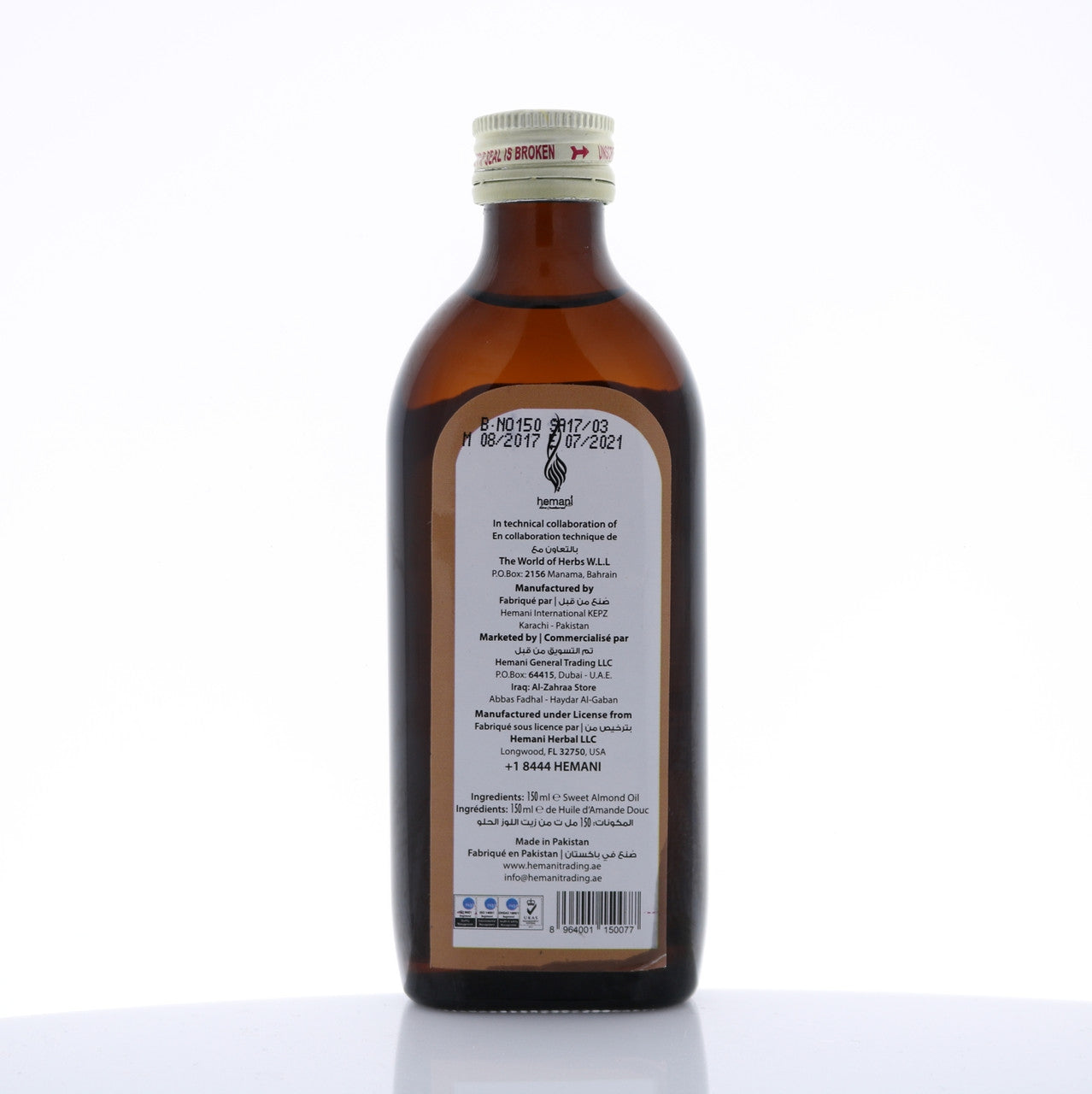 HEMANI Sweet Almond Oil 150mL