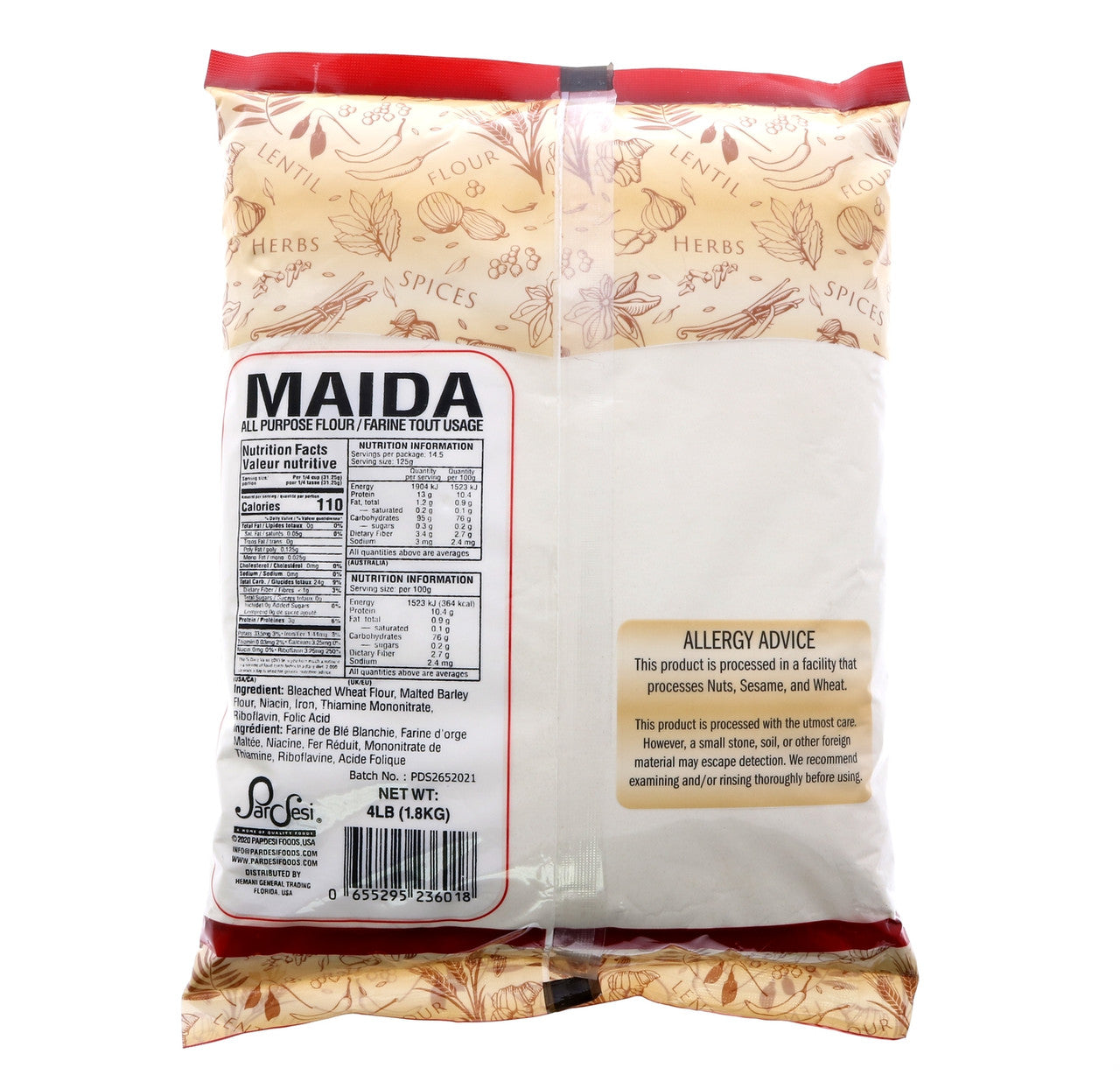 PARDESI All Purpose Flour Maida 4LB